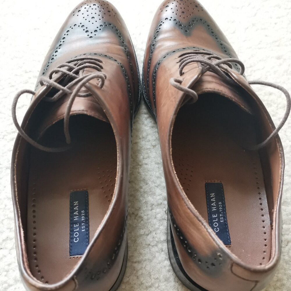 Cole Haan Preston Wholecut Oxford Wingtip - Color Chestnut - Size 10 Very nice! - Picture 7 of 7